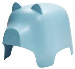 Chaise Enfant En Plastique Bleu - COCHON