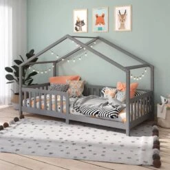 Lit Cabane LISAN 90x190 Cm -Pinolino || Roba || VIDAXL Soldes Magasin 0d151fd3b85b4e5d9bfd6b765ae82d48