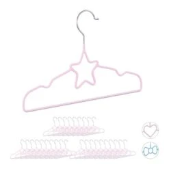 Lot De 30 Cintres Pour Enfants