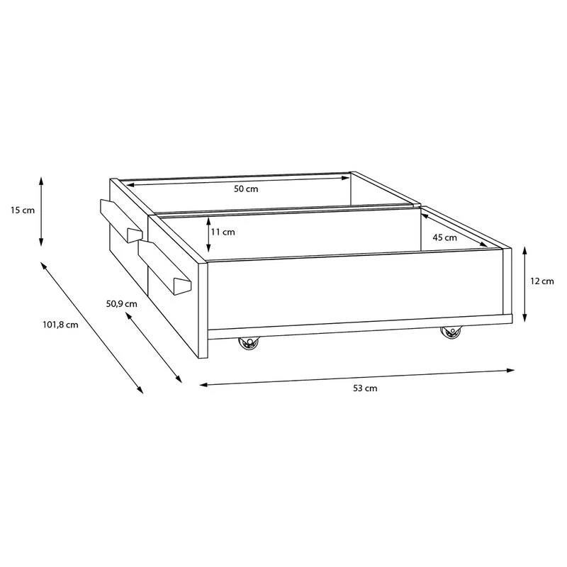 Tiroir De Lit Twyford 6 Tiroir De Lit Twyford – Image 4
