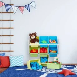 Etagère Enfants 9 Boîtes Et Motif -Pinolino || Roba || VIDAXL Soldes Magasin 148261eea4b646d8a83212604f8de384
