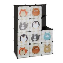 Armoire à 10 Casiers Motifs Animaux
