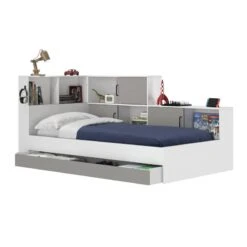 Lit Avec Rangements 90x200 Cm - Erwan