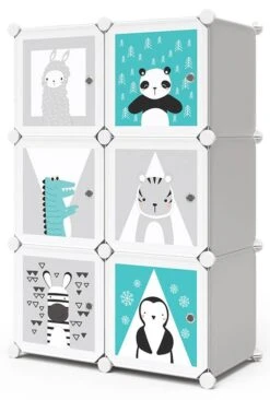 Armoire Andy Gris Modulable