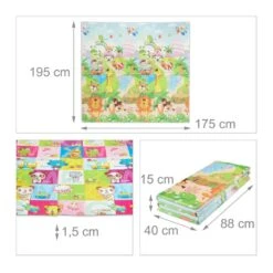 Tapis De Jeu Pliable Avec Motifs -Pinolino || Roba || VIDAXL Soldes Magasin 76217aef069746d7880114402df89bec