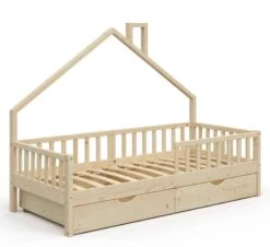 Lit Cabane Noemi 90x200cm Avec Tiroir