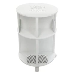 ATMOSPHERA Bibliothèque Enfant Ronde En MDF Gris L