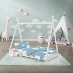 Lit D'enfant Tipi 70x140 Cm Blanc -Pinolino || Roba || VIDAXL Soldes Magasin dbdc77537d3c44a8b6ae56eaf2645c1f
