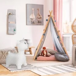 Animal Sauteur Blanc Crème -Pinolino || Roba || VIDAXL Soldes Magasin f31617ba5276462fae8dc344f90c40d5